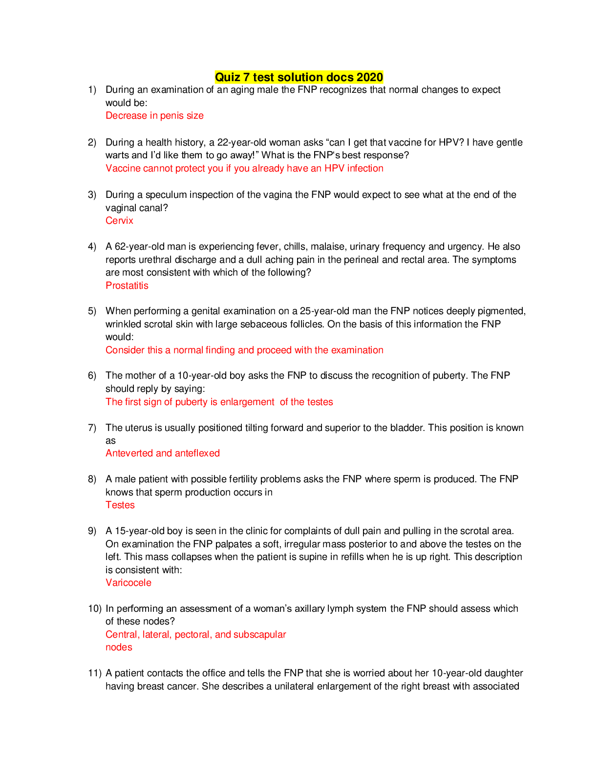 Preview image of Quiz 7 test solution docs 2020 document